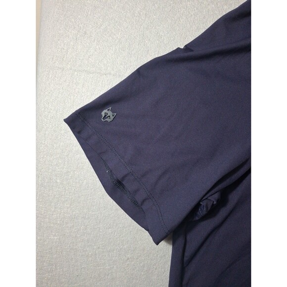 Greyson Polo Shirt Mens XL Navy Blue Stretch S/S  Golf Performance Logo Stretch - Picture 4 of 9